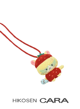 HIKOSEN CARA卡拉猫纯棉猫咪挂件可爱毛绒玩偶包包挂饰DIY装饰品