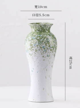 新中式创意陶瓷花瓶可爱简约大号老桩特价清仓花瓶家居装饰摆件