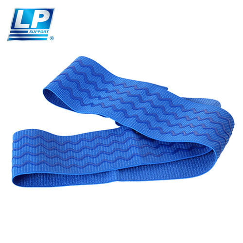LP 694 运动护踝绷带 网羽毛排足篮球踝部绷带 硅胶波浪纹防滑 - 图1
