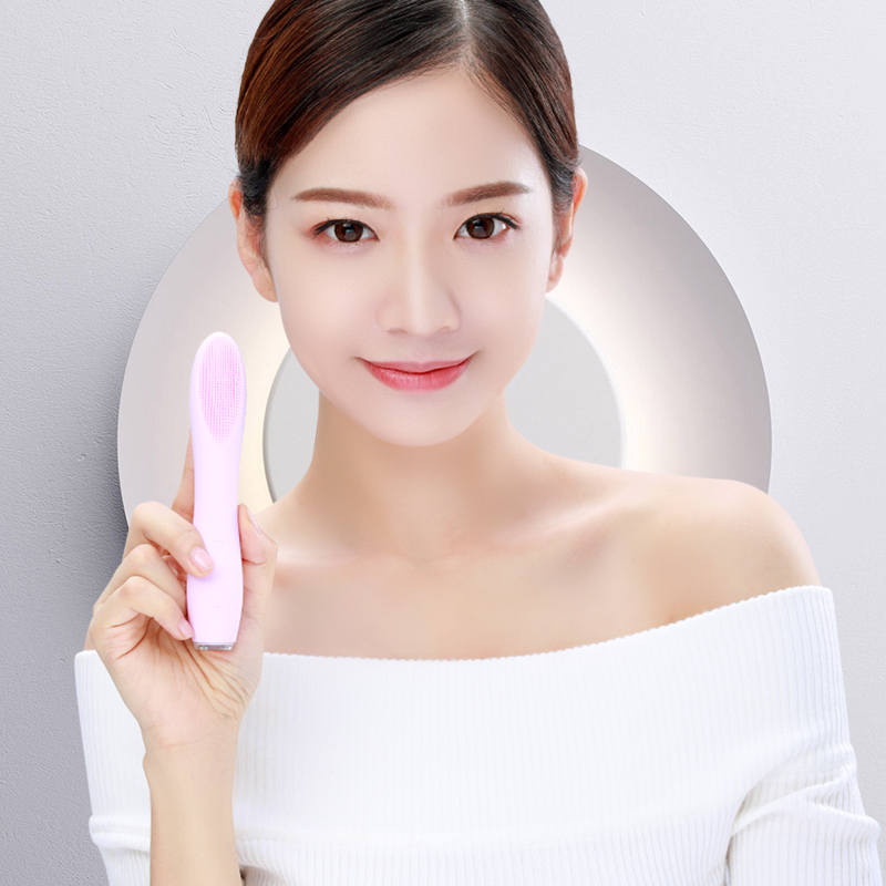 日本SKEEN硅胶洁面仪器温和电动洗脸仪女充电毛孔清洁神器去黑头