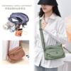 Small bag women's shoulder crossbody bag 2026 new women's casual backpack nylon canvas bag lightweight mobile phone bag
