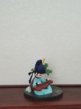 古琴手办唐代琴家王维抚琴像琴桌国风摆件琴技提升伴手琴礼