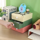 Ящик -Тип настольного хранения коробки для хранения косметики косметики, чтобы организовать коробки с стойки Студенты на столе с обломком