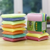 Губка для мытья посуды, кухонная антипригарная масляная щетка, кастрюля, артефакт, бытовая тряпка для мытья посуды, двусторонняя чистка, хлопковая мочалка, волшебная салфетка