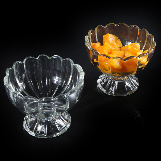 Ice cream cup high-value glass cup high-foot pudding cup