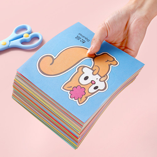 剪纸儿童手工幼儿园3-6岁宝宝入门小学生益智趣味diy制作材料套装 - 图2