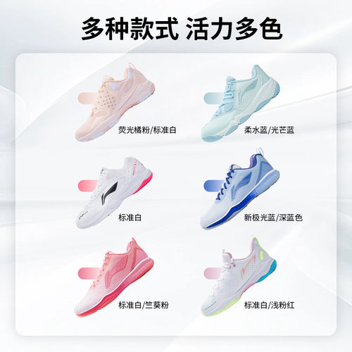 李宁羽毛球鞋男款女款正品官方耐磨舒适运动鞋专业比赛训练鞋-图3