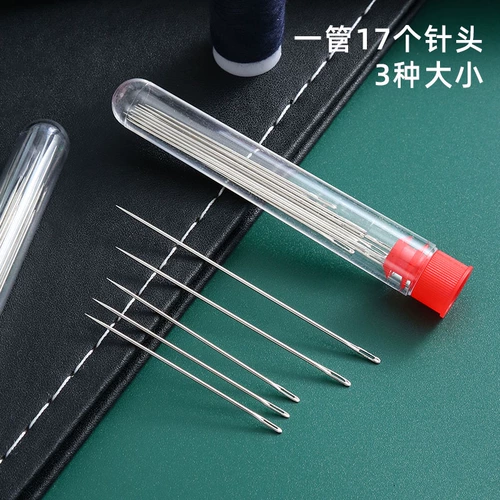 Трубка -загруженная ручная швейная игла с большим игорным пресвизий Пресвинес -Пресвинес -плановая ручная ручная рука