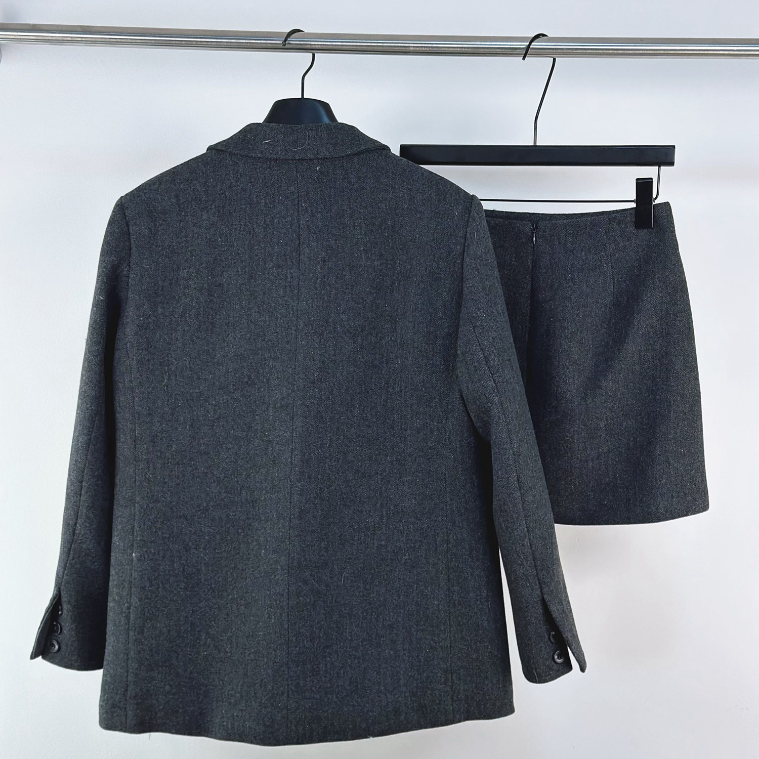 韩版气质名媛小香风羽绒套装女冬高级感毛呢西服外套半身裙两件套,淘宝优惠券,粉丝福利购,淘宝优惠卷