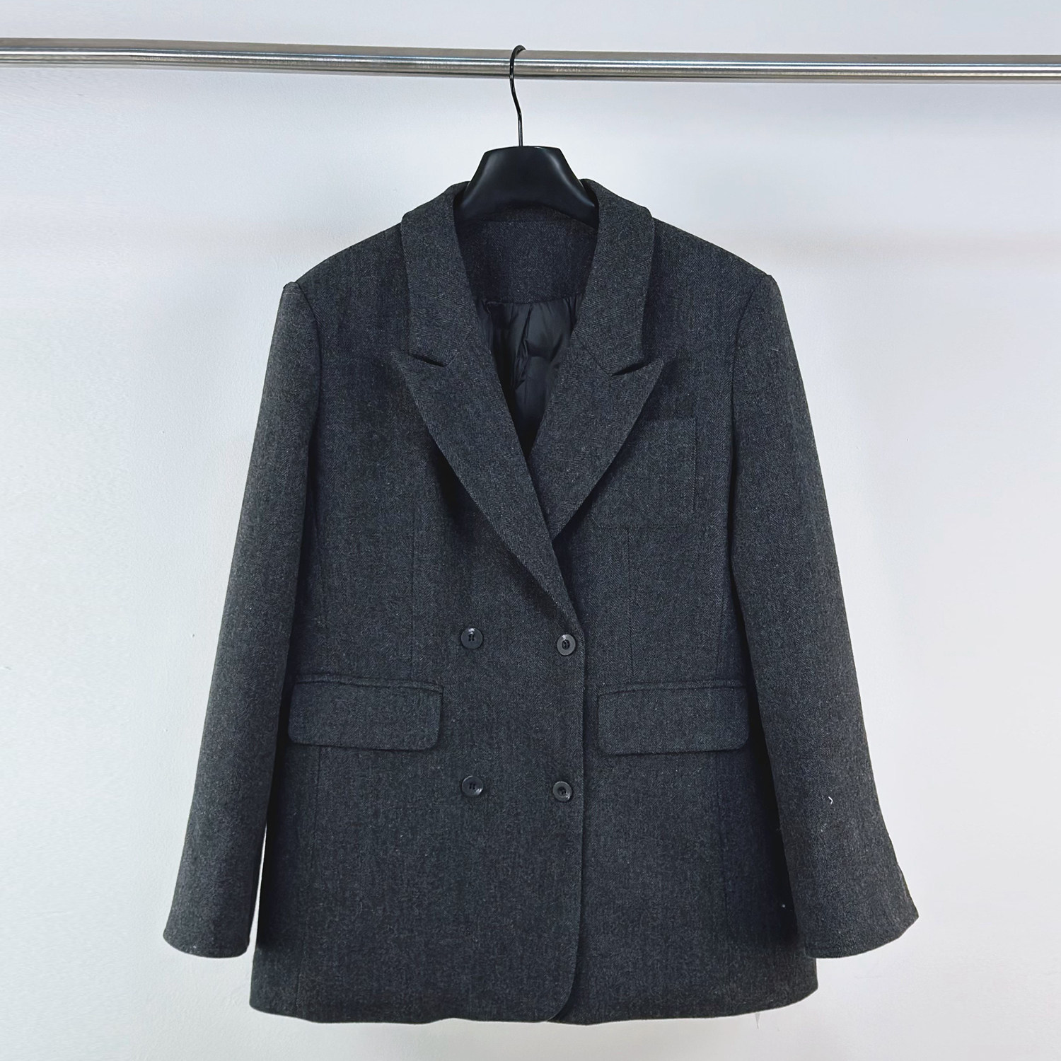 韩版气质名媛小香风羽绒套装女冬高级感毛呢西服外套半身裙两件套,淘宝优惠券,粉丝福利购,淘宝优惠卷