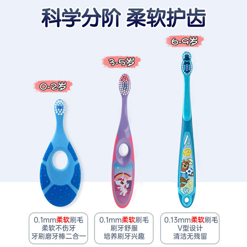 挪威jordan儿童牙刷3-6岁以上宝宝0到3岁牙膏6一12岁乳牙刷软毛,淘宝优惠券,粉丝福利购,淘宝优惠卷