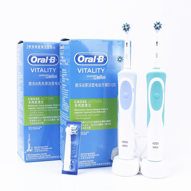 德国博朗OralB/欧乐B电动牙刷大龄儿童成人充电式D2系 防水旋转式 - 图3