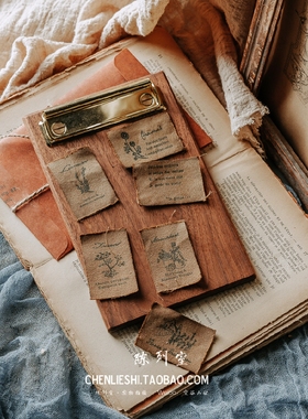 diy原创手工书签摄影布景道具