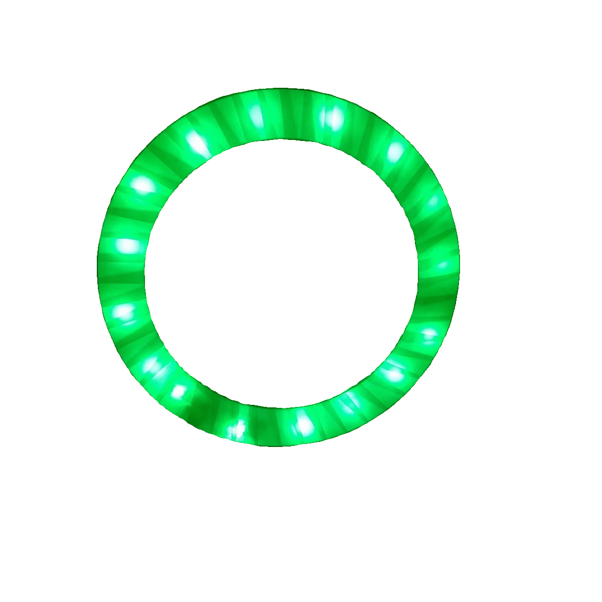 LED发光杂技圈手抛圈杂耍手技圈小丑演出专业道具Juggling Rings - 图3