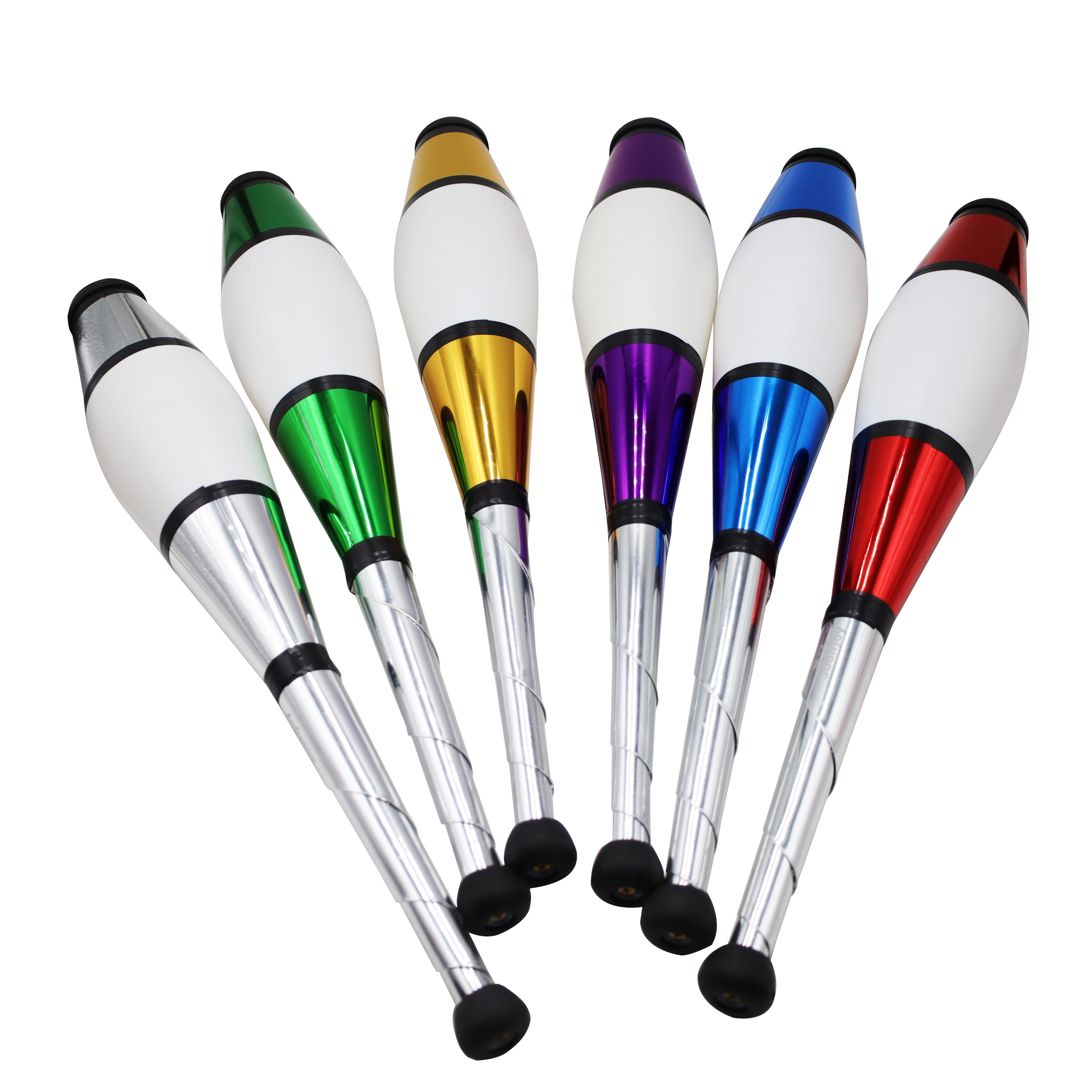 杂技棒 捷克棒多片式组合软柄杂耍棒专业杂耍道具Juggling Clubs - 图2