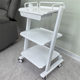 Korean all-steel mobile cart oral frame car equipment instrument car dental storage care beauty salon tool car