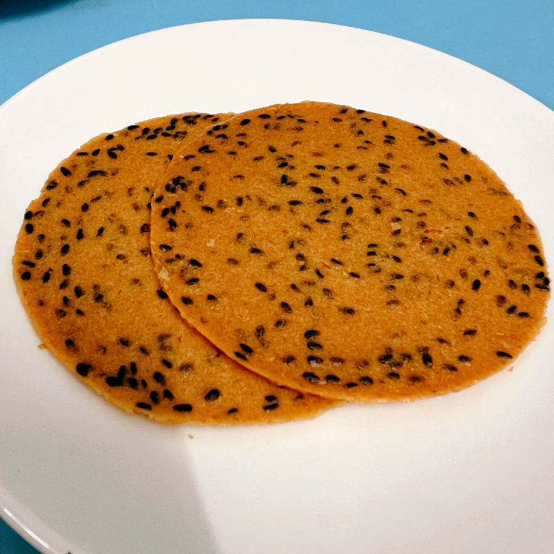 怀府德意铁棍山药芝麻片杂粮黑麻酥煎饼香脆薄饼干网红休闲零食