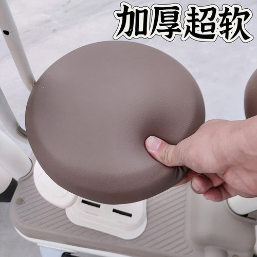 电动车前置儿童座椅电瓶车宝宝减震椅子升降踏板车电摩车小孩凳子 - 图2