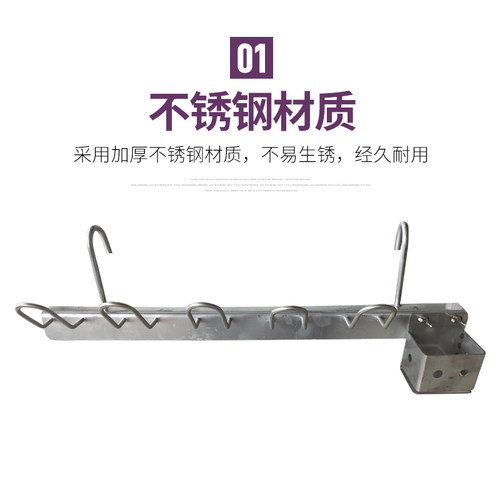 便携式小猪阉割挂钩多功能操作架猪防疫断尾阉割注射剪牙灌药挂架 - 图0