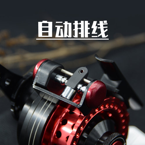 万利特一键缓降微铅带泄力筏轮防海水自动排线全金属筏竿渔轮包邮 - 图1