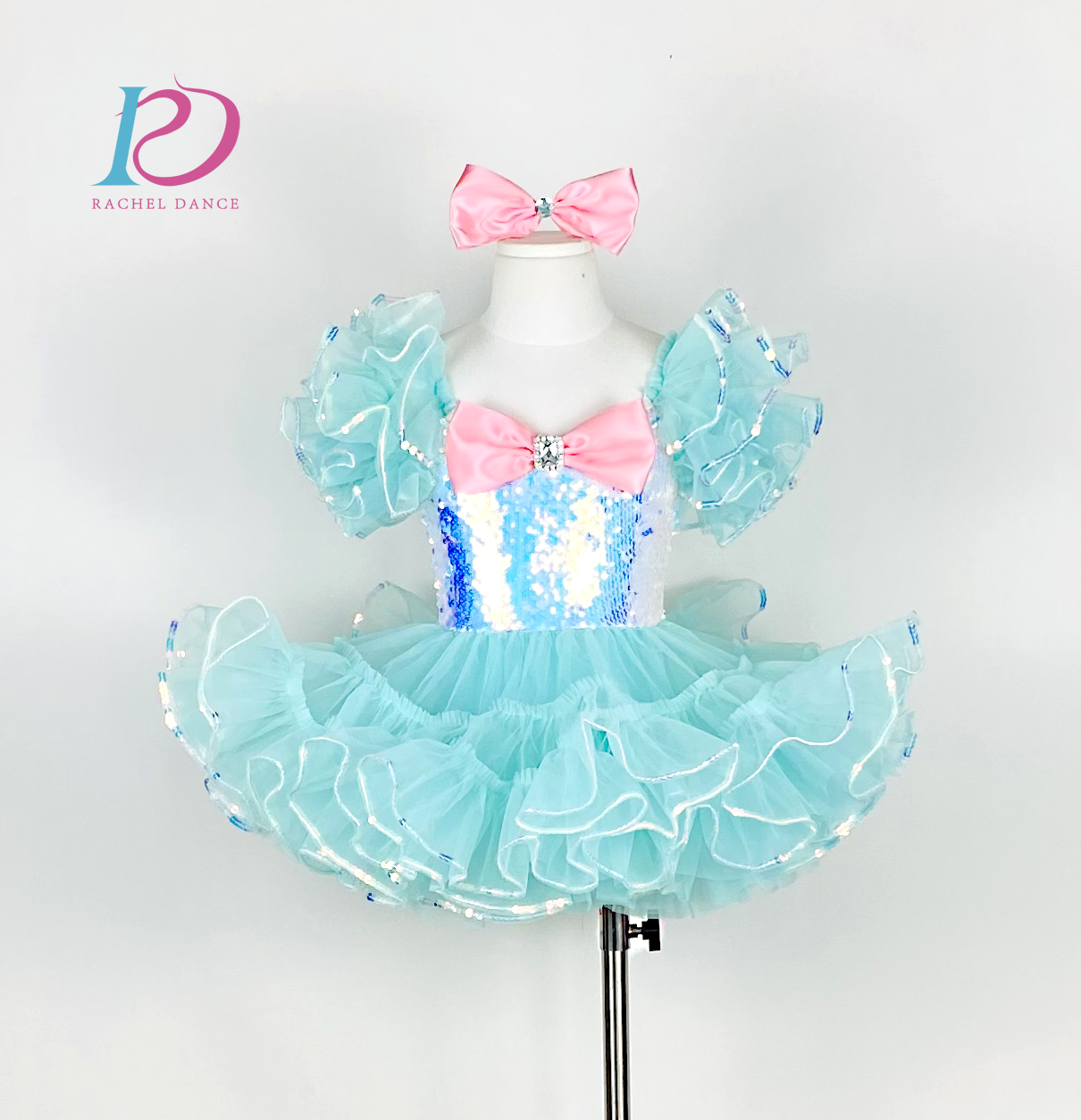 新款儿童亮片舞蹈服演出服蓬蓬裙礼服主持人走秀可爱芮其儿公主裙,淘宝优惠券,粉丝福利购,淘宝优惠卷