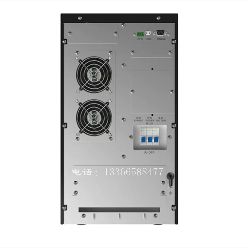 科华UPS电源YTR3110S高频在线式10KVA 8KW三进单出内置蓄电池-图3