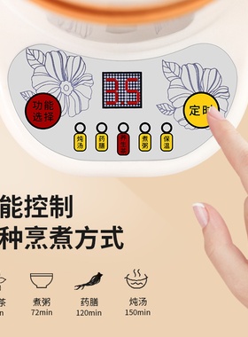 多功能养生电炖杯小瓷煮胆煮粥