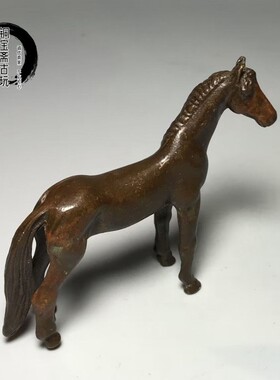 古典中式仿古铜器汗血宝马千里马生肖马家居风水摆设桌面装饰摆件