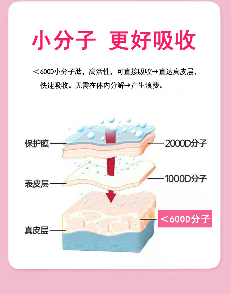 【3袋】纯鱼胶原蛋白肽粉 三肽正品酶水解小分子多肽非日本液态饮 - 图2