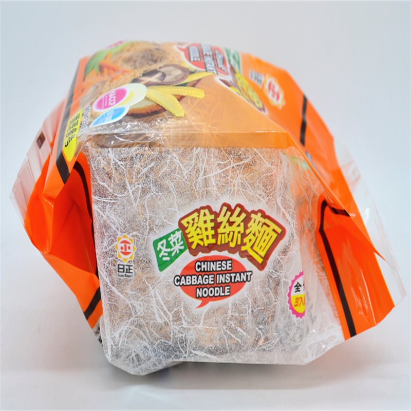 包邮 台湾进口日正冬菜鸡丝面(3入装)150g附调味包 香Q滑溜 - 图1
