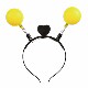 ວັນເດັກນ້ອຍ luminous headdress ສີຂາວຮອບບານ star ພາກຮຽນ spring headband ບານ headband flash hairpin ການປະຕິບັດ prop ຕົບແຕ່ງ