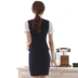 East Airlines chị em lễ tân khách sạn trang sức vàng đồng phục chuyên nghiệp mặc phụ nữ vest phù hợp với người đẹp làm việc quần áo - Bộ đồ