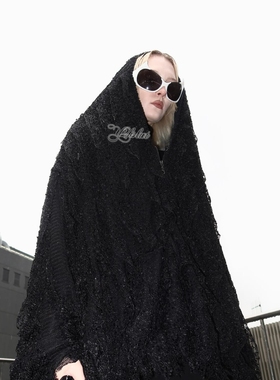 y2kslut欧美辣妹小众设计感赛博朋克个性时尚走秀墨镜太阳眼镜