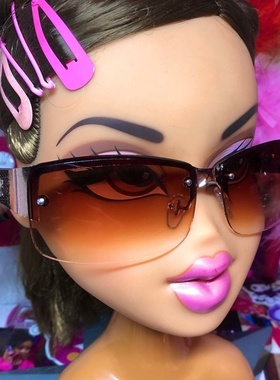 y2k欧美ins外贸跨境个性街拍辣妹时尚Vintage中古太阳眼镜墨镜