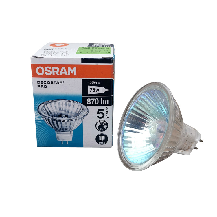 OSRAM欧司朗MR16卤素射灯杯12v50w10度24度36度GU5.3卤钨光源进口-图3