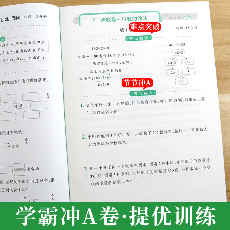 pass绿卡2024版学霸冲a卷人教版小学二三四五六一年级上册下册语文数学英语苏教北师学霸作业本练习题同步训练试卷单元卷子冲刺卷-图1