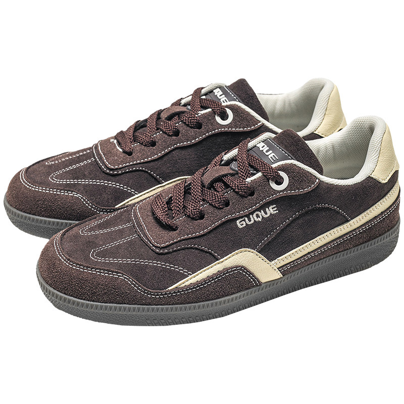 古雀Guque情侣德训鞋2025新款轻便软底男女同款秋冬美拉德板鞋子,淘宝优惠券,粉丝福利购,淘宝优惠卷