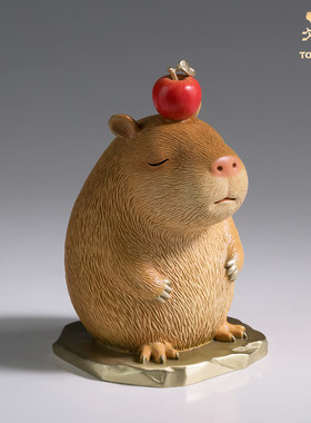 铜师傅卡皮巴拉治愈情绪摆件