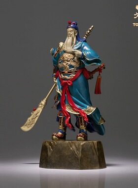 铜师傅全铜客厅摆件关圣