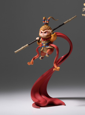 铜师傅一飞冲天孙悟空摆件