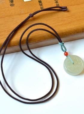 玉阅珠宝男女和田玉天然吊坠