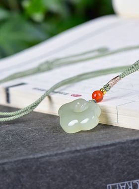 玉阅珠宝男女和田玉天然吊坠