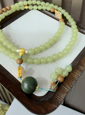 天然和田玉轻奢晴水配合小众国风