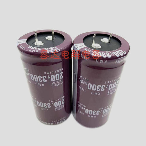 全新黑金刚 200V3300UF电解电容250v3300uf变频逆变器 35x70 原装 - 图3