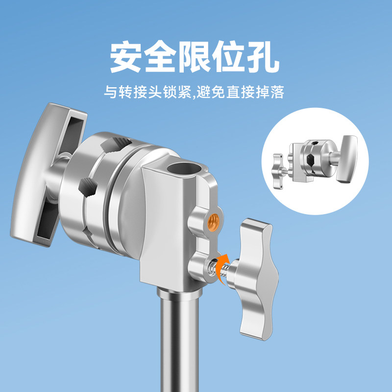 摄影魔术腿C型单横杆128cm摄影顶灯架配件支撑杆摄影灯支架金属横臂架影棚不锈钢加粗加厚魔术腿三脚架横杆,淘宝优惠券,粉丝福利购,淘宝优惠卷