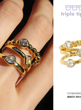 triple tipsy原创设计潘趣系列香料戒指女节日微醺氛围百搭欧美