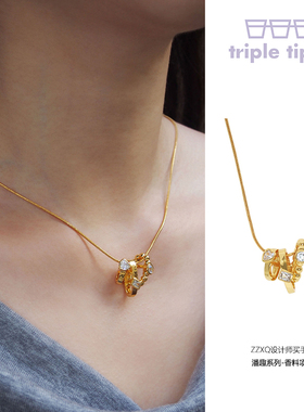 triple tipsy原创设计潘趣系列香料项链女节日微醺氛围百搭欧美