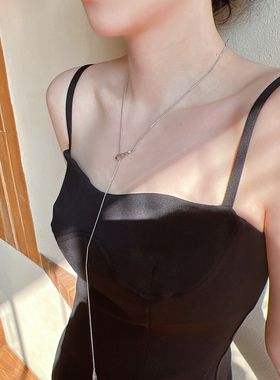 【新品】莓拉「涟漪」可调节Y字链新中式白贝母水滴长项链高级感