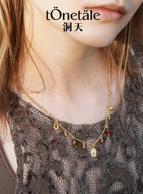 TONE&TALE桑尼马牌风铃项链高级感精致气质女百搭独特小众设计