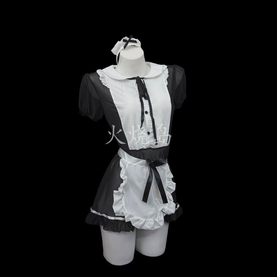 火烧岛  网纱透视裙 大码性感内衣可爱女仆套装,淘宝优惠券,粉丝福利购,淘宝优惠卷